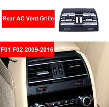 Panel de salida de rejilla de ventilación de aire acondicionado para coche BMW, repuesto de placa cromada para BMW serie 7 F01 F02 730 740 2024 - compra barato