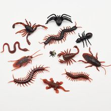 50PCS Prank Funny Trick Joke Toys Special Lifelike Model Simulation Fake Rubber Cockroach Scorpion Gecko Snake RoachesDIY Toy 2024 - buy cheap