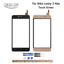 Ocolor For Wiko Lenny 3 Max Touch Screen Lens Sensor  5,5inch Touch Panel Replacement Mobile Accessories With Tools+Adhesive 2024 - buy cheap