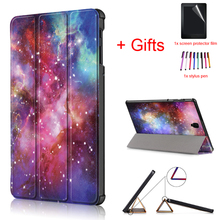 Magnetic Auto Sleep-Wake Case for Samsung Galaxy Tab S4 10.5'' SM-T835 T830 T837 Stand Protective Tablet Cover Case+film+stylus 2024 - buy cheap