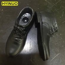 Zapatos de cuero negro a escala 1:6, zapatos de cuero marrón en línea, modelo de figura, apto para figuras de acción de 12 ", accesorios de muñecos 2024 - compra barato