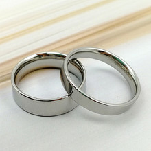 MixMax 100 шт. простое кольцо из нержавеющей стали высокого качества для мужчин и женщин, обручальное кольцо для свадьбы, ювелирные изделия, кольца для пар, оптовая продажа 2024 - купить недорого