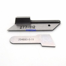 Cuchillo superior e inferior, apto para Rimoldi B27, B29 ,263, 264, 265, 327, 329, 330, 529, 629, 1 Uds. 2024 - compra barato