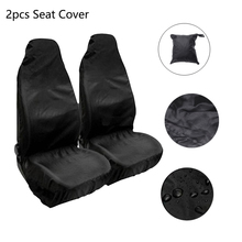 KANGLIDA 2 pcs Universal Auto Seat Protector Waterproof Nylon Auto Car Van Front Seat Cover Protector Car Styling 2024 - купить недорого