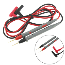 Pin de cables de prueba Universal para multímetro Digital, probador de multímetro, Cable de sonda de plomo, 10A, 1 par 2024 - compra barato