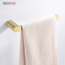 Gold Brushed Towel Bar Stainless Steel SUS 304 Wall Mounted Decorative Towel Rack Holder Bathroom Hardware Bathroom Accessories 2024 - buy cheap