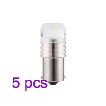 Lâmpadas led p21w 1156 ba15s, 5 unidades, luz de carro, p21w led sinal de volta, freio reverso, 12v branco, lâmpada de automóveis 2024 - compre barato