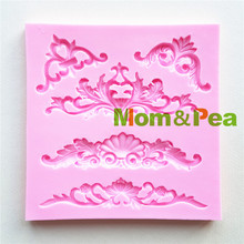 Mom&Pea 1466 Free Shipping Deco Mold Cake Decoration Fondant Cake 3D Mold Soap Mold Food Grade 2024 - buy cheap