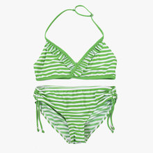 Conjunto de Bikini Tankini personalizado para niñas, traje de baño de dos piezas, a rayas, para playa y verano 2024 - compra barato