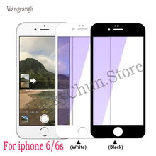 Película de vidro temperado 3d para iphone 6, 6s, 7 plus, 8 plus, x, proteção resistente