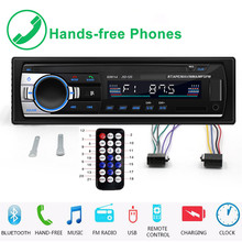 Handsfree 1 Din Bluetooth Car Radio Stereo MP3 Music Player Wireless Audio adapter 3.5mm USB SD AUX FM U Disk phone charging 2024 - buy cheap