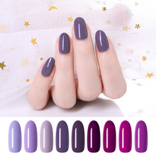 Orchid UV LED Gel Nail Polish DIY Soak Off Nail Art Gel Varnish Purple Color  Design Salon Supplies 12ml 2024 - buy cheap