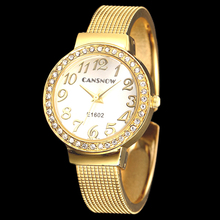 Relógio luxuoso de liga de ouro feminino, relógio com pulseira de strass fashion para mulheres 2021, relógio pequeno para mulheres e meninas 2024 - compre barato