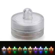 50pcs/Lot Super Quality Mini LED Submersible Waterproof Floralyte Candle Tea Light For Wedding Party Events Holidays Decoration 2024 - buy cheap