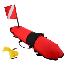 Плавающий коврик для дайвинга EVA, маркер поверхности воды, надувной погружной Буй с флагом и веревкой для плавания, бассейна, Каяка, лодки 2024 - купить недорого