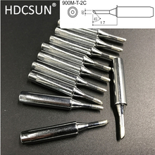 high quality 900M-T-2C Soldering iron tip 900M T 2C soldering tips for  Saike aoyue yihua 936 852d+ 909D solder tip 2024 - buy cheap