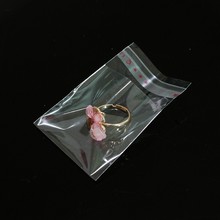 Mini saco plástico autoadesivo transparente, sacos de plástico com vedação de 3x3cm + 2cm para joias, miçangas, brinco, presente, 1000 peças 2024 - compre barato