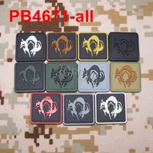 2 pieces MGS  Ghost FOX Morale tactics 3D PVC Patch 2024 - buy cheap