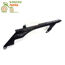 Motorcycle Black Aluminum Chains Guard Cover Shield Guide For YAMAHA YZF R1 2004-2008 2004 2005 2006 2007 2008 04 05 06 07 08 2024 - buy cheap