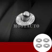 For Benz E Class W213 Rhinestone Style Car Door Lock Pin Cover Trim 2017-2021 4pcs Car Accessories Interior Car Decor Car Trim 2024 - buy cheap