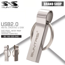 Suntrsi Metal Steel Ring USB Stick USB flash drive pen drive 8GB/16GB/32GB/64GB usb stick external storage pendrive free ship 2024 - buy cheap