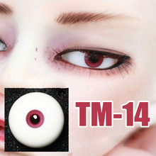 Новые кукольные глаза, маленькие радужные глаза, стеклянные глаза для 1/3 1/4 1/6 BJD SD DD MSD YOSD, безопасные глаза для кукол, аксессуары для кукол, TM-14 2024 - купить недорого