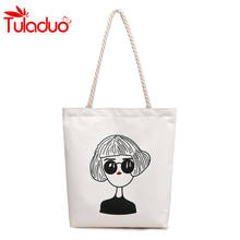 Women Canvas Bag Fashion Graffiti Canvas Handbags Student Bags Female Shoulder Bags Ladies Tote Large Handbags Sac Shopping Bag 2024 - buy cheap