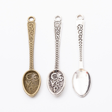 16pcs Spoon Vintage zinc alloy metal pendant charms for diy jewelry making 5592 2024 - buy cheap