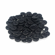 500 Uds resina botones de Costura para álbumes de recortes ronda Lucency negro blanco 2 diseño calado Costura botones bottoni botoes nuevo 2024 - compra barato