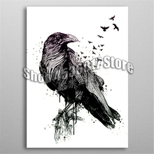 5d Diy Diamond Painting Cross Stitch Diamond Embroidery crow Diamond Mosaic Full Rhinestone Gifts Handmade Picture Home Decor 2024 - buy cheap