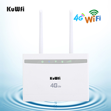 KuWfi 4G CPE Wifi Router 3G/4G LTE CPE Router 4G Modem Up to 32users 150Mbps Cat4 Wireless Router with RJ45Ports 2pcs Antennas 2024 - buy cheap