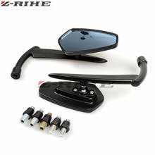Motorcycle Mirrors 8mm 10mm Thread Rearview Mirror Chopper Cruiser Scooter Side Mirros for Davidson Honda Yamaha 2024 - buy cheap