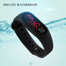 Sport Women Men Watches Led Display Leisure Hour Silicone Watch Bracelet Kid Children Wristwatch Digital Watch Clock Reloj Mujer 2024 - buy cheap