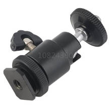 Digital SLR Camera  Mini Ball Head Hot Shoe 1/4" Flash Bracket Mount Screw  Camera Tripod for canon SB800 SB900 580EX II SB600 2024 - buy cheap