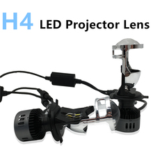 Car Styling H4 LED Projector Lens 12V 72W High Low Beam with Car Headlight Automobles LED Bulb Conversion Hi/Lo For mini bi lens 2024 - buy cheap