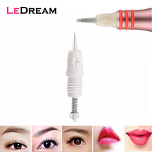 50pcs Sterilized 9mm Screw Tattoo Cartridges Needles Microneedling 1P 1RL For Charmant II Permanent Makeup Microblading 2024 - buy cheap