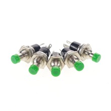 7mm agujero verde NO 2Pin SPST interruptor momentáneo botón 2024 - compra barato