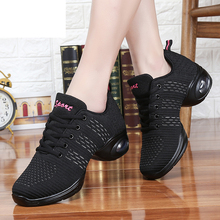 Shangpintu Dancing Shoes For Women Summer Mesh Modern Jazz Dance Shoes High Quality Lady Dance Sneakers Female Shoes 2024 - buy cheap