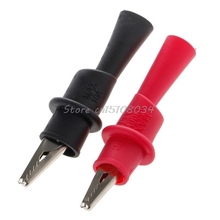 1 Pair Alligator Crocodile Test Clip Clamp For Multimeter Tester Probe New S08 Wholesale&DropShip 2024 - купить недорого