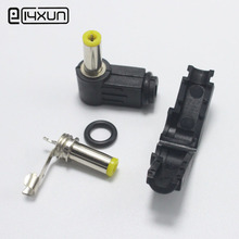 1pcs 5.5*2.5mm Male DC Power jack Plug Connector Right Angle 5.5x2.5mm Welding Electrical Plugs Audio DIY Parts Yellow Head 2024 - купить недорого