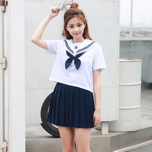Japanese JK Sets School Uniform Summer Girls Sakura Embroideried Autumn High School Women Novelty Sailor Suits Uniforms XXL 2024 - buy cheap