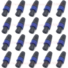 30PCS speaker plugue NL4FC 4-core conector para Neutrik Speakon Profissional 2024 - compre barato