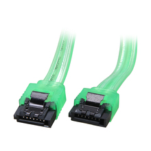 6-дюймовый кабель SATA 3, 6 дюймов, серийный кабель ATA для передачи данных с защелкой для ПК, ноутбука, SATA 3,0, SATAIII, 6 Гбит/с, жесткий диск HDD, зеленый 2024 - купить недорого