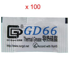 100PCS GD66 1g High Performance Thermal Grease Compound Silicone for CPU VGA Heat Sink 2024 - buy cheap