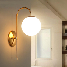 Led Ball Glass Luster Wall Lamps Postmodern Luxury Living Room Bedroom Restaurant Sconce Wall Lights Aisle Bathroom Fixtures 2024 - buy cheap