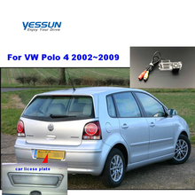 Yessun-cámara de visión nocturna para coche, videocámara de respaldo de marcha atrás, HD, CCD, impermeable, para Volkswagen Polo 4, 2002 ~ 2009 2024 - compra barato