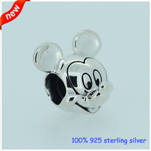 Se adapta a pulseras Pandora, cuentas de plata de Mickey, nuevo Original, abalorios de Plata de Ley 925, joyería DIY al por mayor 2024 - compra barato