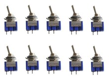10 шт., 2-контактные Переключатели SPST ON-OFF, 2-позиционные, 250 В переменного тока 2024 - купить недорого