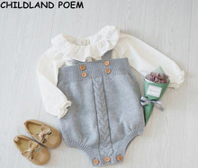 baby girls jumpsuit clothes toddler newborn baby rompers knitted baby Overalls Baby Rompers Princess Kids Clothes Rompers 2024 - buy cheap