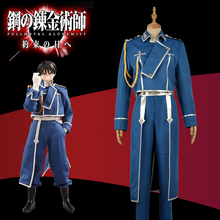 Anime FullMetal Alchemist Roy Mustang Maes Cosplay Costume Outfits for Adult Women Men Army Uniform Top Pants Gloves Halloween 2024 - buy cheap